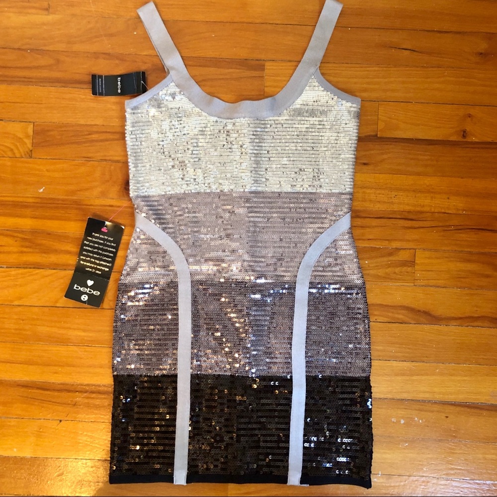 Bebe Sequin Dress